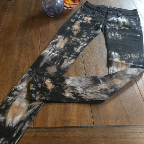 Rock Republic “Twin Dragon” Tie Dye Skinny Jeans - Main Image
